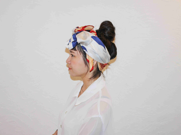 EUROスカーフヘアアレンジ