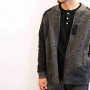 Sliver ZIP Blousonスタイル(CHACOAL)