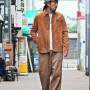 FLIP ZIP SUEDE JKスタイル(BROWN)