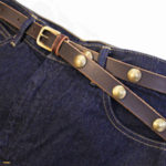 CONCHO LEATHER BELT