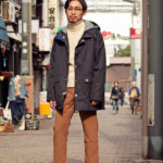 Militra coatスタイル(NAVY)