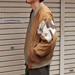 デザインスウェードブルゾン