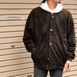デザインスウェードブルゾン