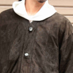 デザインスウェードブルゾン