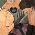 デザインスウェードブルゾン