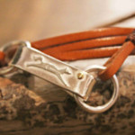 レザー×シルバー