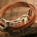 レザー×シルバー