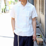 サラッと一枚で着たい開襟シャツ