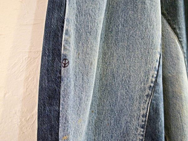 SUNY SIDE UPのREMAKE DENIM BAGGY PANTS