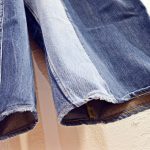 SUNY SIDE UPのREMAKE DENIM BAGGY PANTS