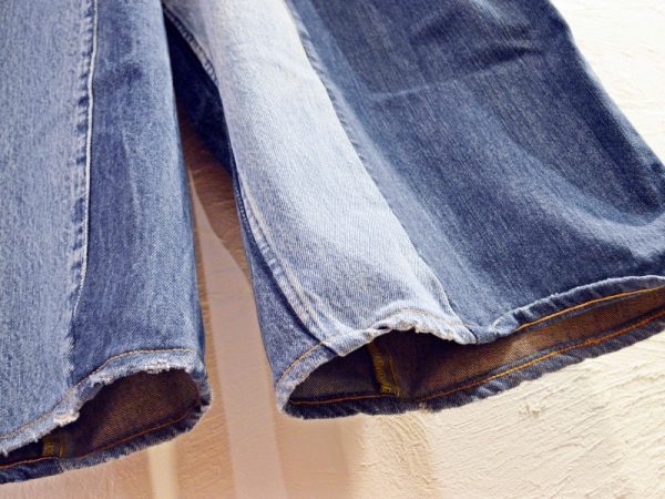SUNY SIDE UPのREMAKE DENIM BAGGY PANTS