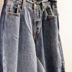 SUNY SIDE UPのREMAKE DENIM BAGGY PANTS