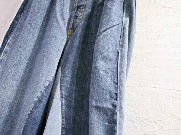SUNY SIDE UPのREMAKE DENIM BAGGY PANTS