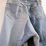 SUNY SIDE UPのREMAKE DENIM BAGGY PANTS