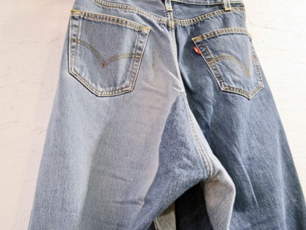 SUNY SIDE UPのREMAKE DENIM BAGGY PANTS