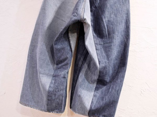 SUNY SIDE UPのREMAKE DENIM BAGGY PANTS