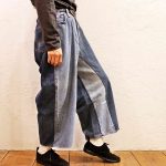 SUNY SIDE UPのREMAKE DENIM BAGGY PANTS