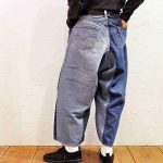 SUNY SIDE UPのREMAKE DENIM BAGGY PANTS
