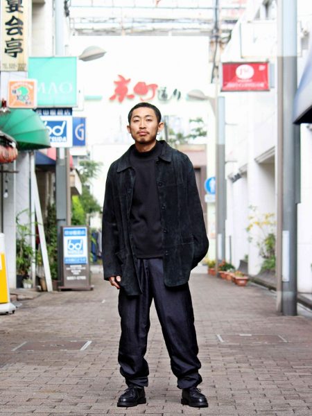 USEDのスウェードジャケット