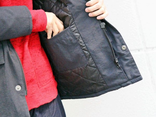寒い日のアウター