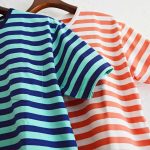 色目のキレイなボーダーTEE