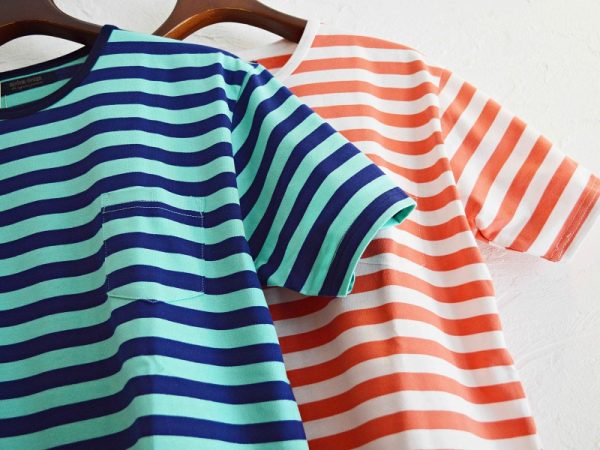 色目のキレイなボーダーTEE