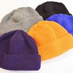 浅めのニットキャップ