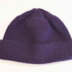 浅めのニットキャップ