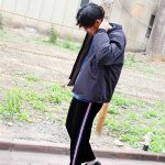 イオノイのベロアパンツ