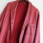 サテンパジャマガウン