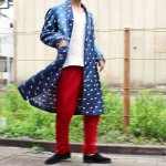 サテンパジャマガウン