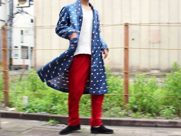 サテンパジャマガウン