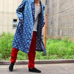 サテンパジャマガウン