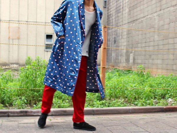 サテンパジャマガウン