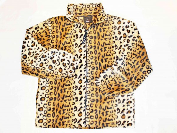 LEOPARD FLEECE JACKET