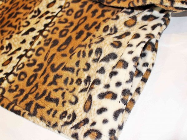 LEOPARD FLEECE JACKET