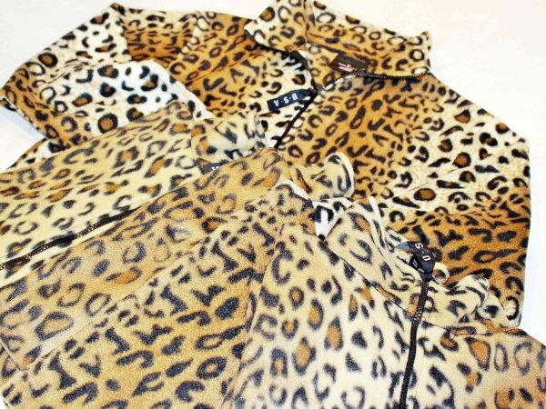 LEOPARD FLEECE JACKET