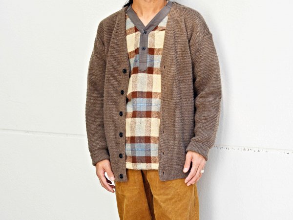 チェックプルオーバーシャツ