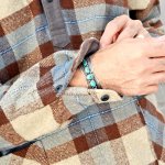 チェックプルオーバーシャツ