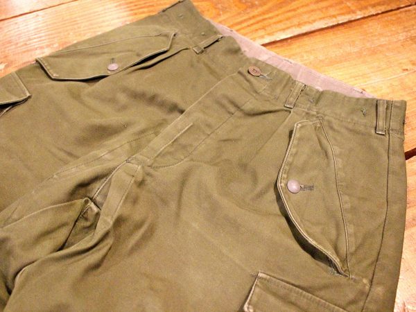 70s SWEDISH MILITARY CARGO PANTS
