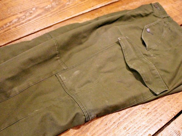 70s SWEDISH MILITARY CARGO PANTS