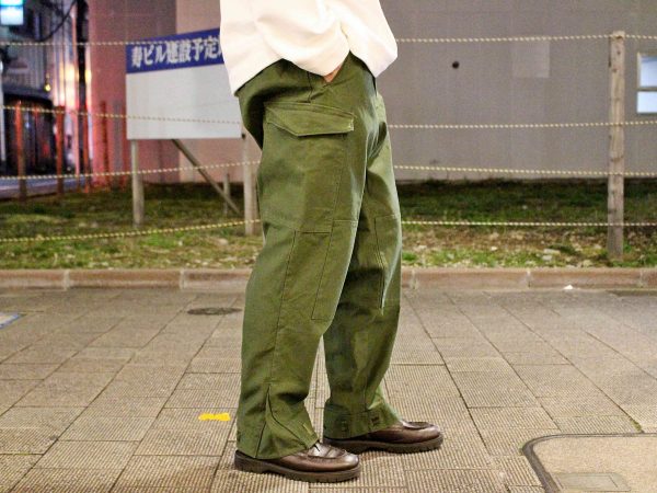 70s SWEDISH MILITARY CARGO PANTS
