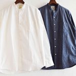 SHARKEY’Sのスタンドカラーシャツ