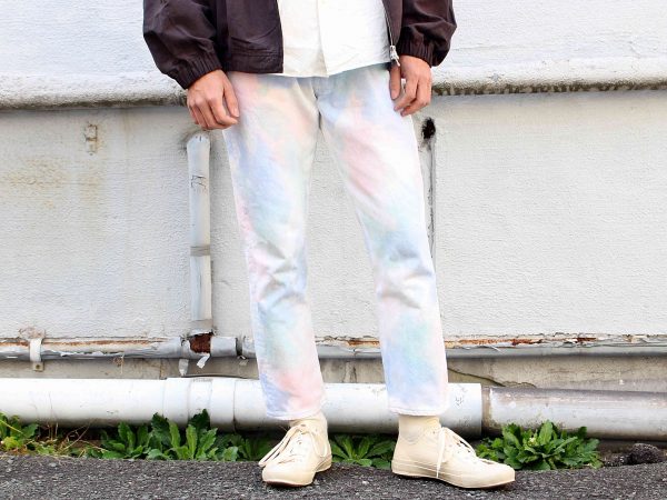 Collor camo Denim pants STYLE