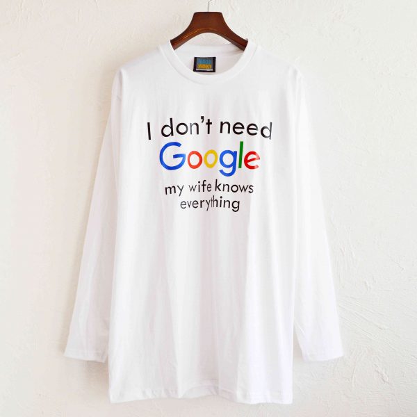 意味ありげな洒落の効いたロンTEE