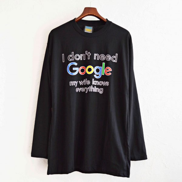 意味ありげな洒落の効いたロンTEE