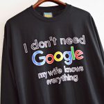 意味ありげな洒落の効いたロンTEE