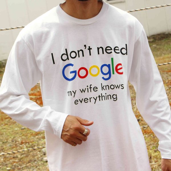 意味ありげな洒落の効いたロンTEE