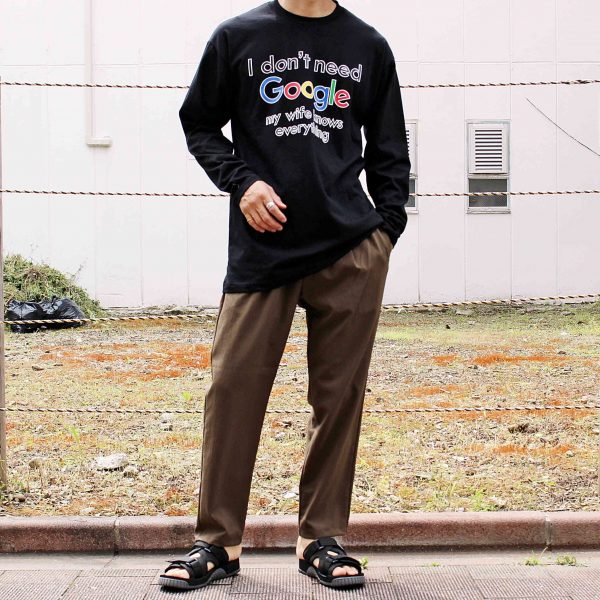 意味ありげな洒落の効いたロンTEE