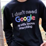意味ありげな洒落の効いたロンTEE